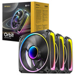 Antec Orbit 120 ARGB 120 mm PWM Fan Triple Pack  - 120 mm x 28 mm