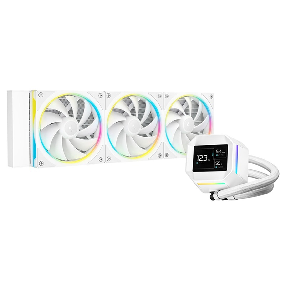 DeepCool LM360 Liquid CPU Cooler with 2.4" IPS Display