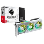 ASRock AMD Radeon RX 9060 XT Steel Legend OC 16GB GDDR6 Graphics Card