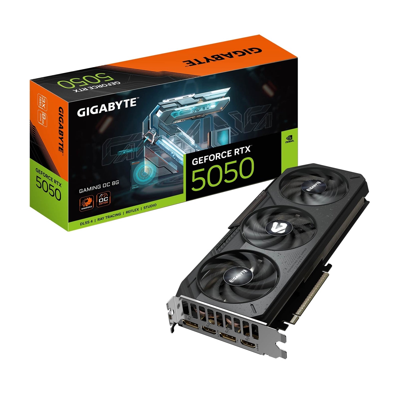 Gigabyte NVIDIA GeForce RTX 5050 GAMING OC 8GB GDDR6 Graphics Card