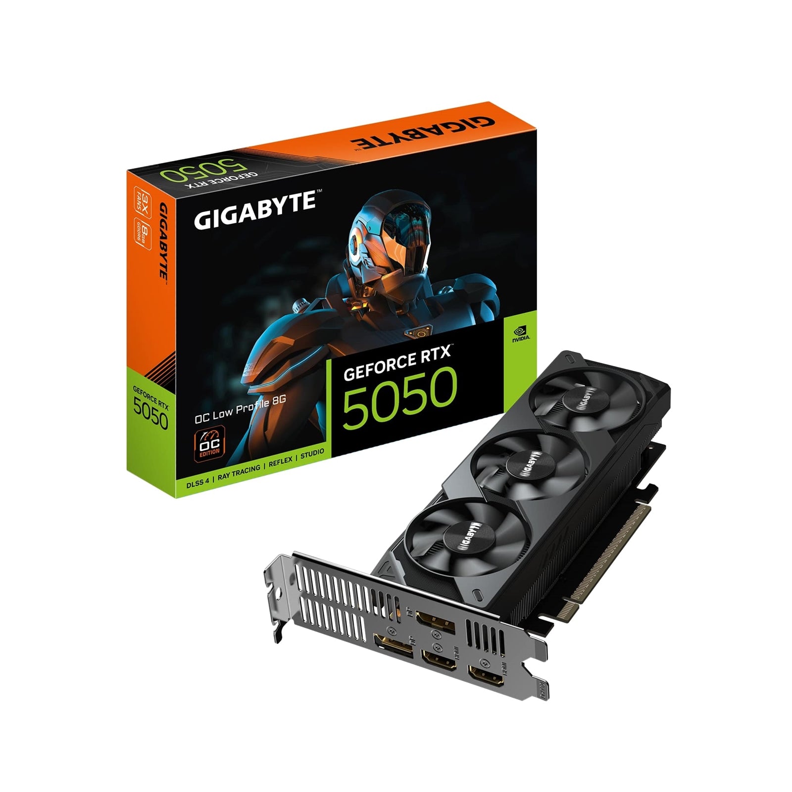 Gigabyte NVIDIA GeForce RTX 5050 OC Low Profile 8GB GDDR6 Graphics Card