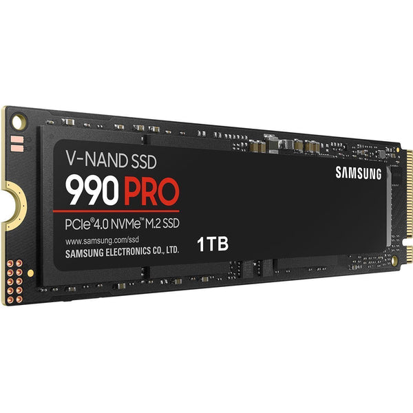 Samsung 990 PRO (MZ-V9P1T0BW) 1TB NVMe SSD, M.2 2280, PCIe Gen4 x4, Read 7450MB/s, Write 6900MB/s, 5 Year Warranty