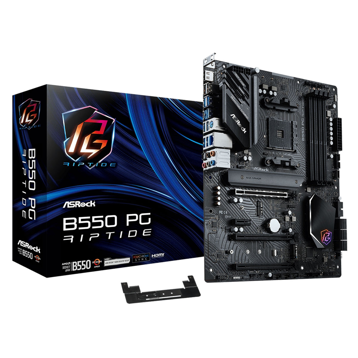 ASRock B550 PG RIPTIDE AMD AM4 Socket Motherboard