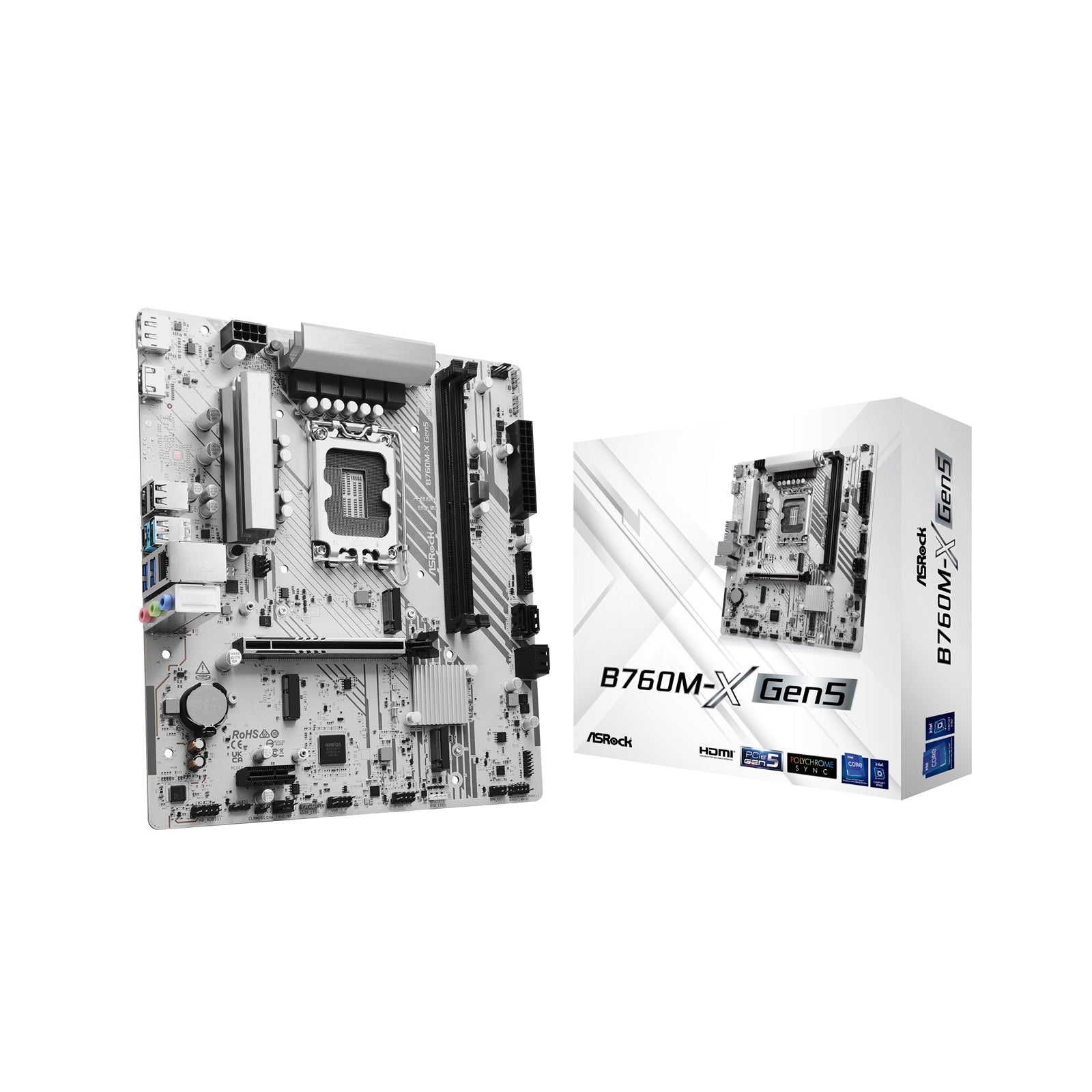 ASRock B760M-X Gen5 Intel 1700 Socket Motherboard