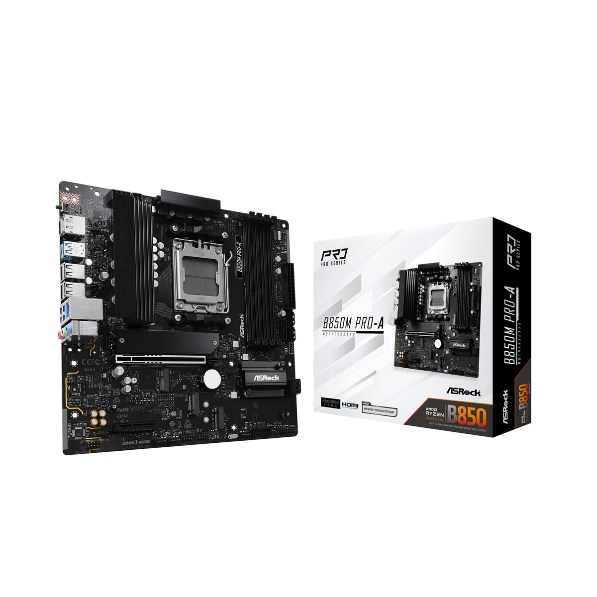 ASRock B850M Pro-A AMD AM5 Socket Motherboard