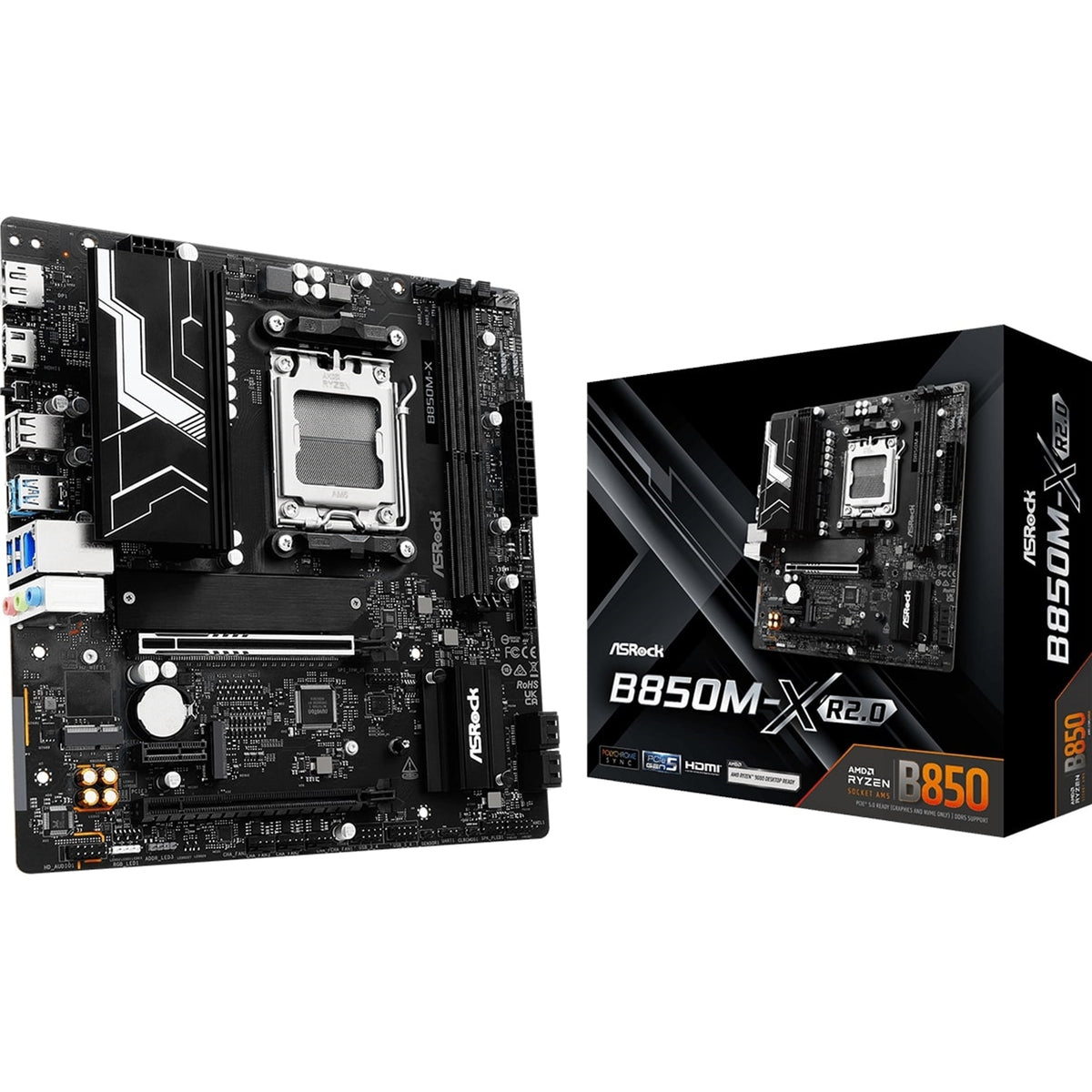ASRock B850M-X R2.0 AMD AM5 Socket Motherboard