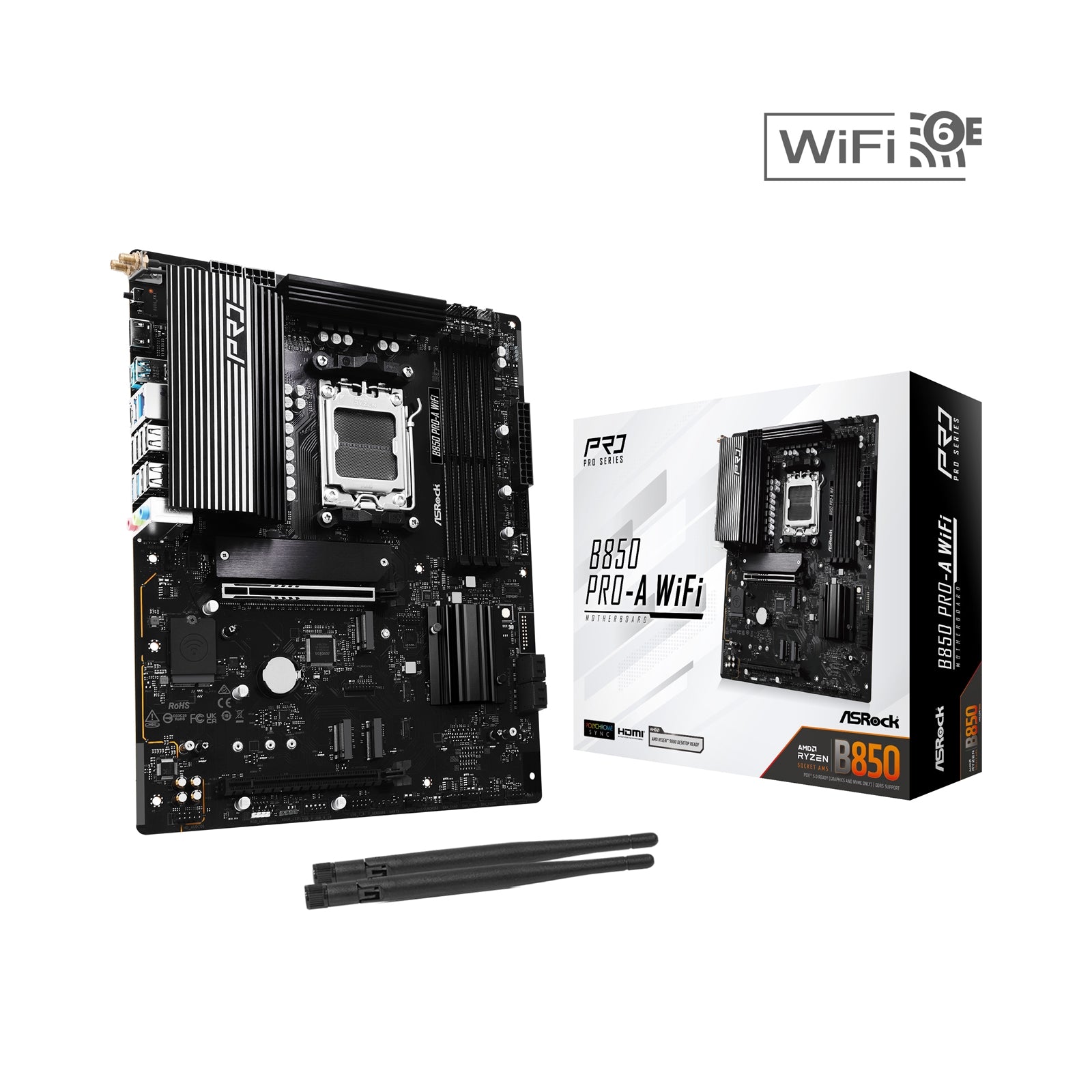 ASRock B850 Pro-A WiFi AMD AM5 Socket Motherboard