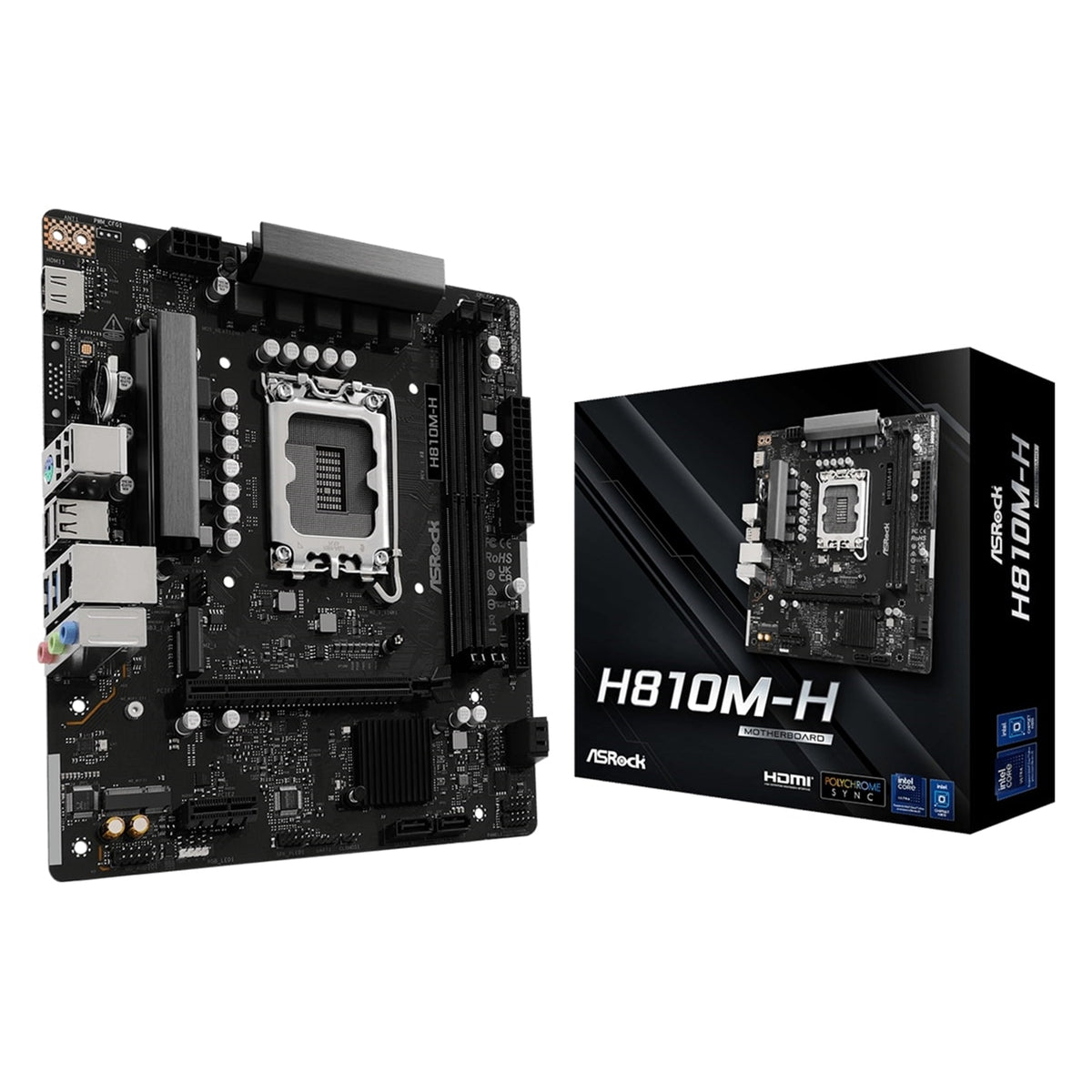 ASRock H810M-H Intel 1851 Socket Motherboard
