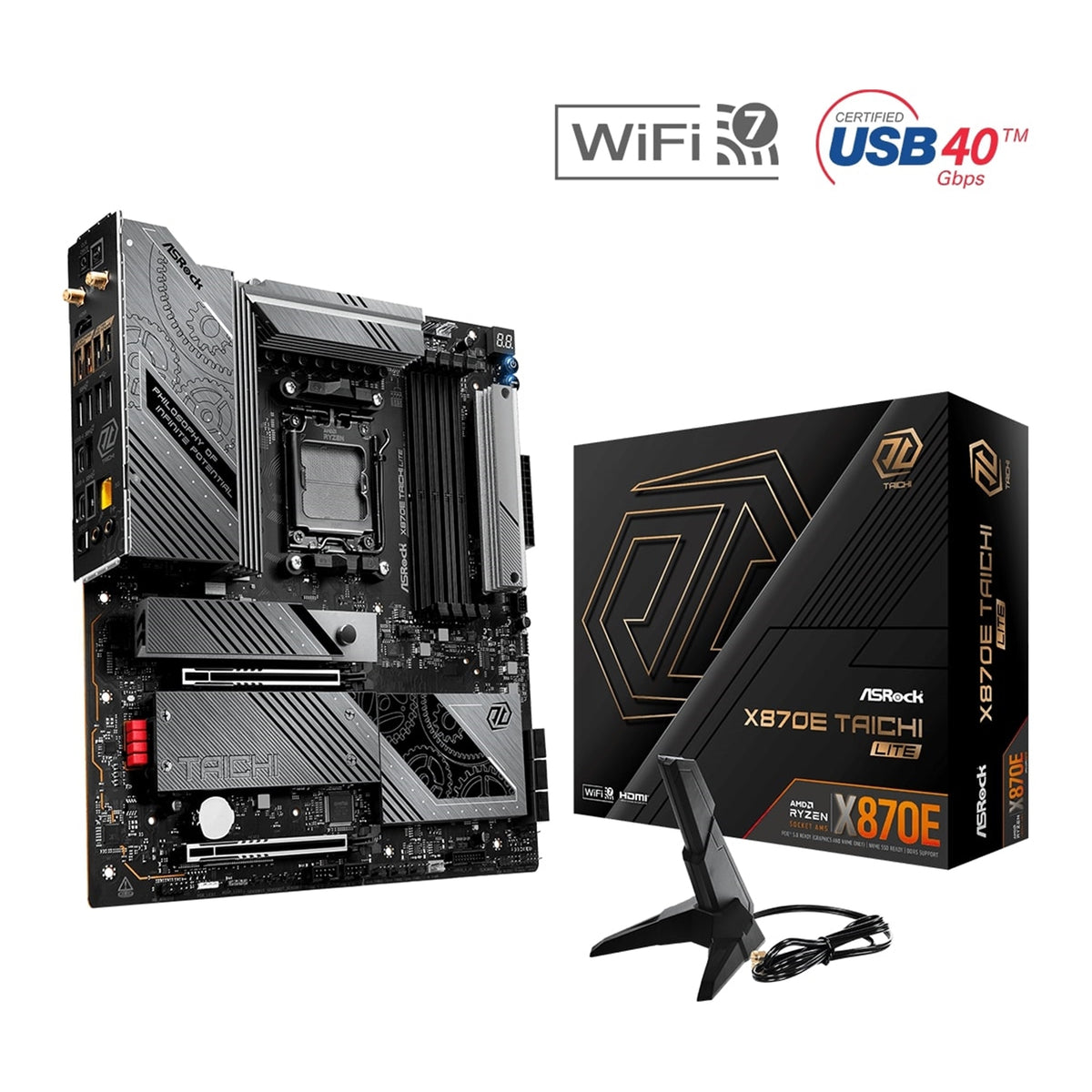 ASRock X870E TAICHI LITE AMD AM5 Socket Motherboard
