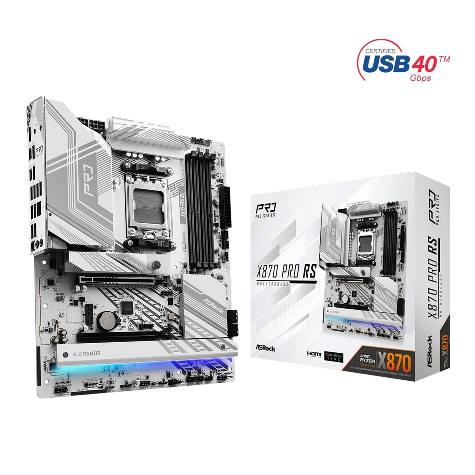 ASRock X870 PRO RS AMD AM5 Socket Motherboard