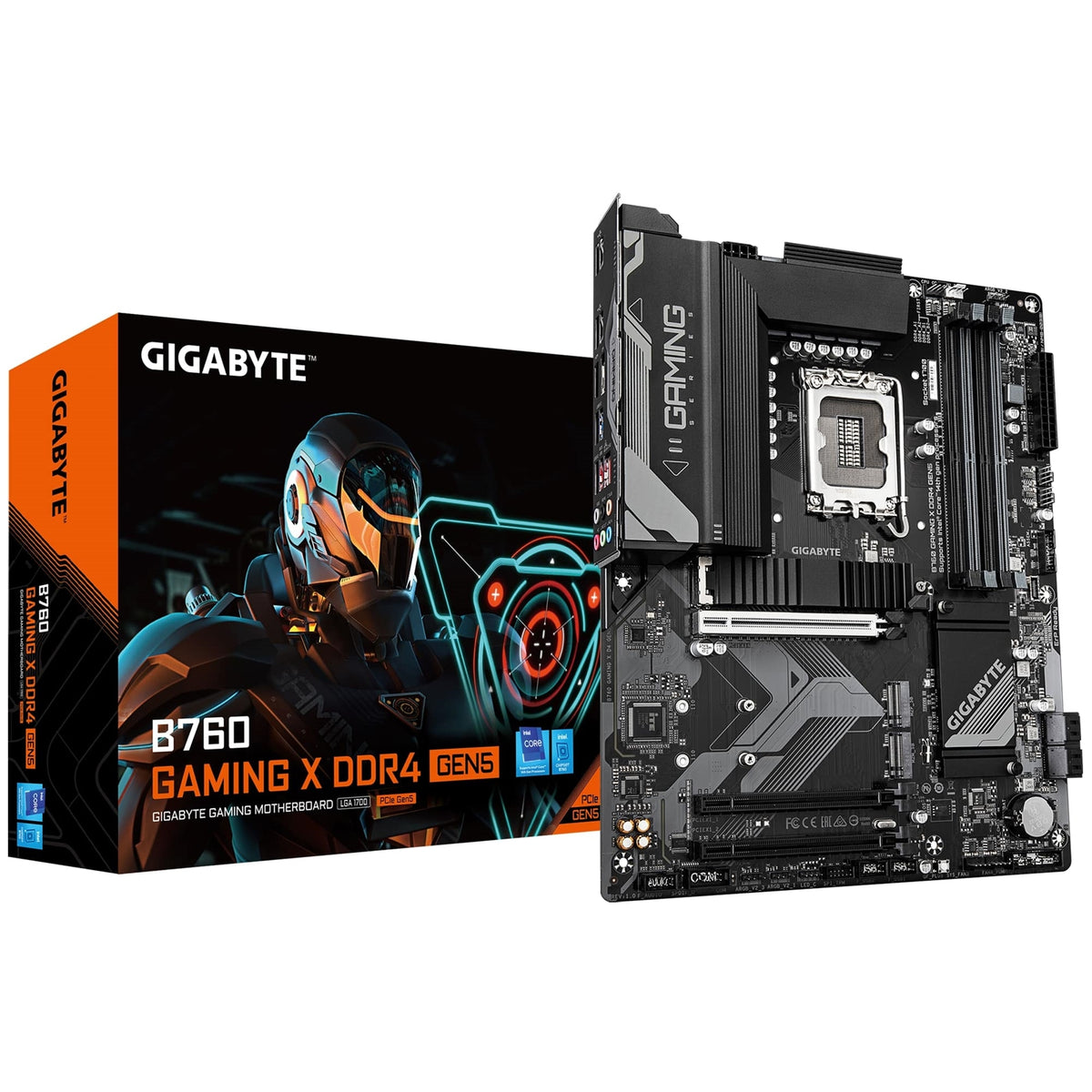 Gigabyte B760 GAMING X DDR4 GEN5 Intel 1700 Socket Motherboard