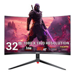 piXL CM32GF5 32 Inch 165Hz HDR Full HD Curved Gaming Monitor with AMD FreeSync & Nvidia G-Sync
