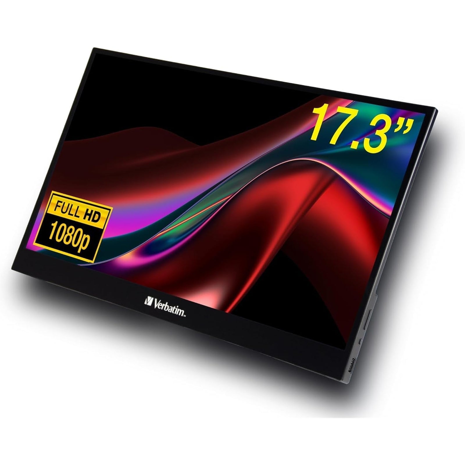 Verbatim PMT-17 Portable 17.3" FHD Touchscreen Monitor ALU