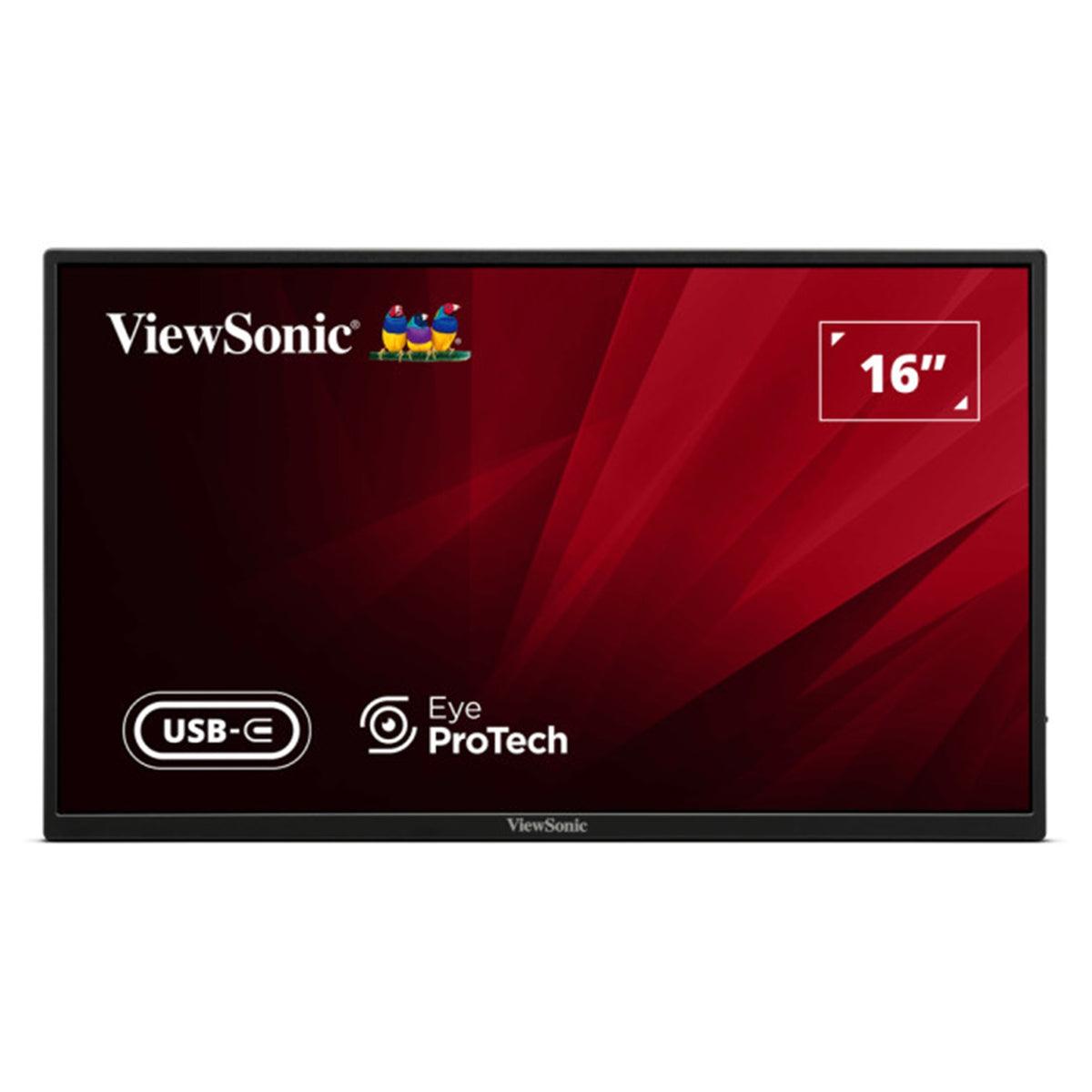 Viewsonic VA1650 16 inch USB-C Lightweight Portable IPS Monitor
