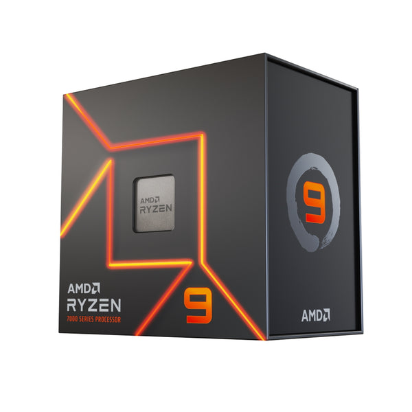 AMD Ryzen 9 7900X with Radeon Graphics, 12 Core Processor, 24 Threads, 4.7GHz up to 5.6GHz Boost, 76MB Cache, 170W, No Fan, Radeon Graphics