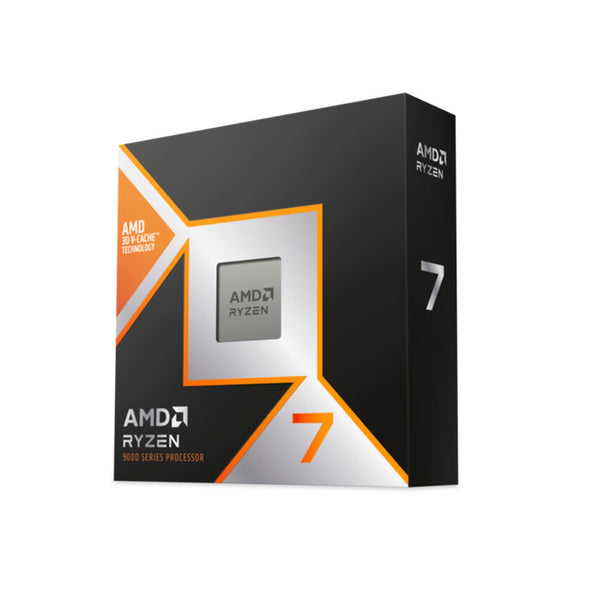 AMD Ryzen 7 9800X3D, 8 Core AM5 Processor, 16 Threads, 4.7GHz up to 5.2GHz Boost, 104MB 3D V-Cache, Radeon Graphics, 120W, No Fan, 3 Year Warranty