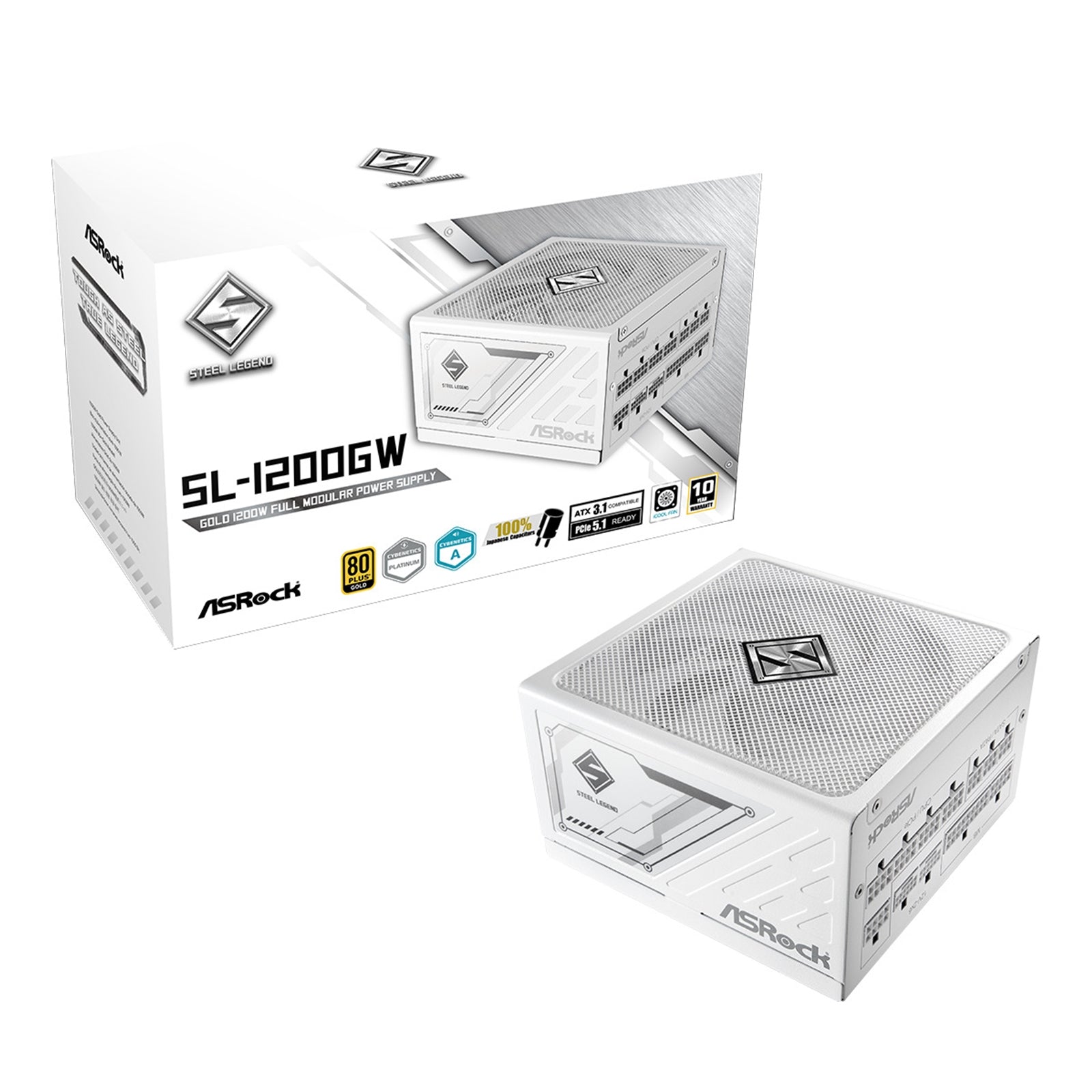 ASRock SL-1200GW 1200W ATX Power Supply Unit