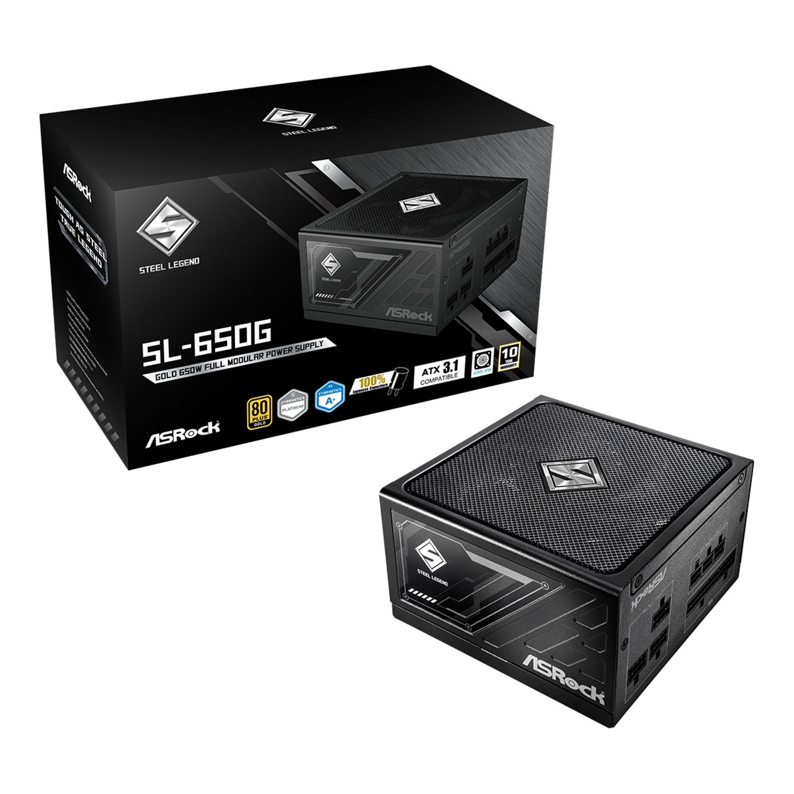 ASRock Steel Legend SL-650G 650W ATX Power Supply Unit