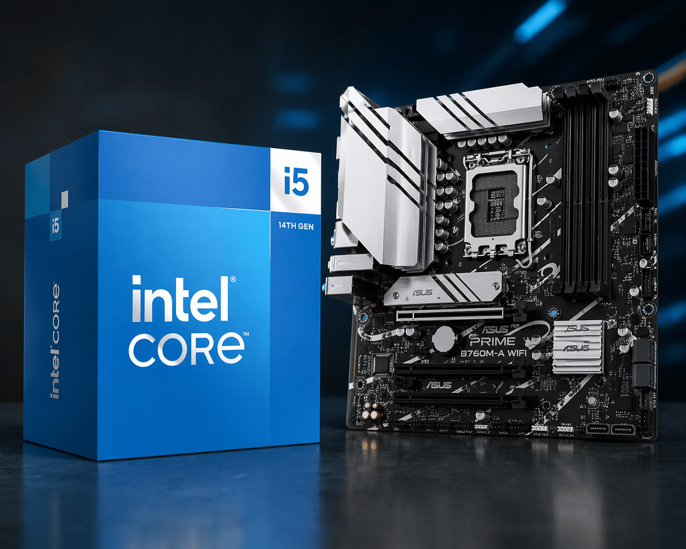 Intel Mainstream Gaming Bundle Core i5 - 14400 + B760 Motherboard - Fast Bundle | TechFinder UK